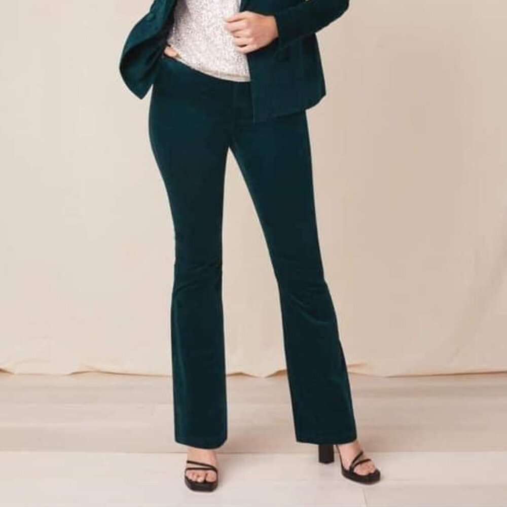 Good Hart By Matilda Jane Evergreen Velvet Flare Pant